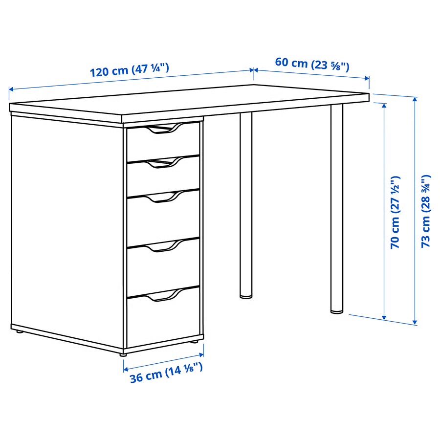 Ikea Scrivanie: Schreibtisch IKEA LAGKAPTEN/ALEX – Usato da Männedorf venduto da Alexa6ka 2
