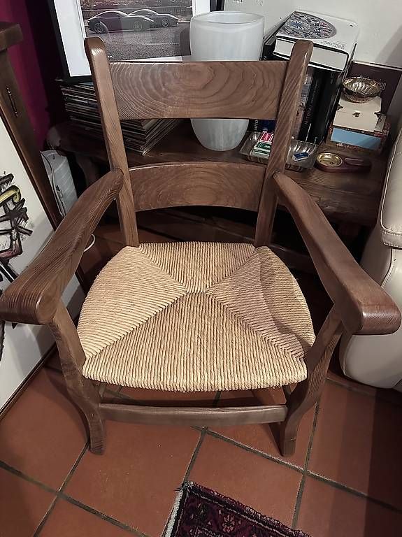 Stühle: Sedie in legno e paglia con braccioli - 2 – Gebraucht aus Cadempino von gma_8rd6