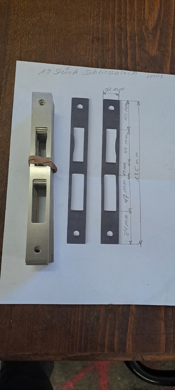 Ferramenta: Pos.1 Schliessbleche MSL FlipLock – Nuovo e nell'imballaggio originale da Stetten AG venduto da Maschinenwarencenter