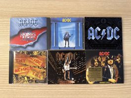 6 AC/DC Audio CDs Musik-Alben gebraucht im Set