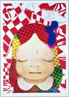 Death NYC Ltd Ed Pop Art Druck " Chanel Yoshitomo Nara