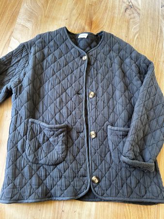 Steppjacke Poudregarnic Baumwolle Grösse S grau neuwertig