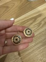 Ohrringe Goldfarben mit Steinen neu