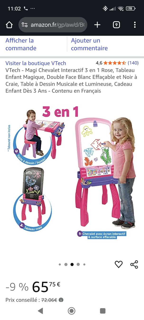 Vtech Giocattoli: VTech Magic Drawing Board Pink – Usato da Dübendorf venduto da naj_szp5 2