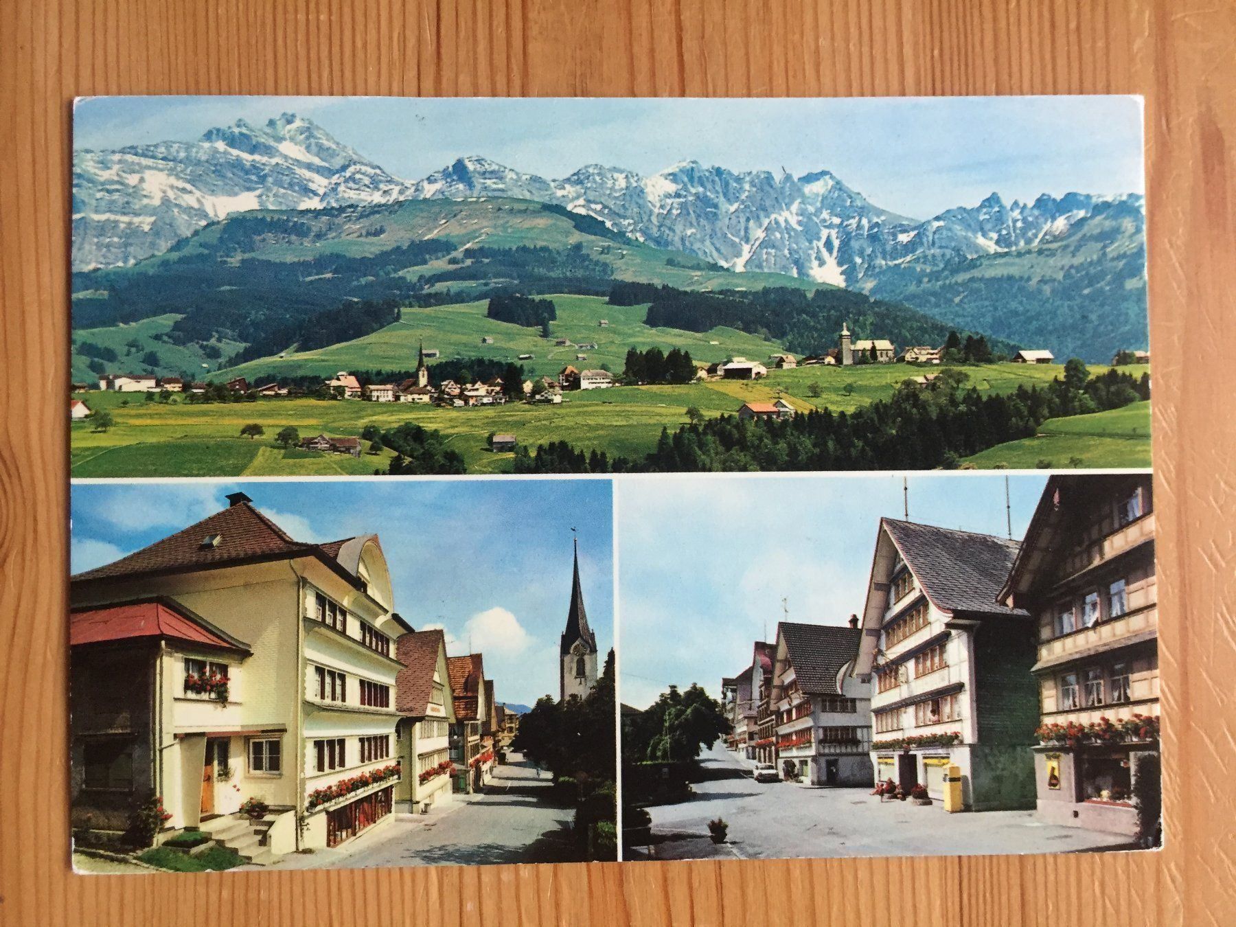 Cartoline postali: Hemberg mit Blick auf Säntis - AK 1979 – Usato da Oberuzwil venduto da Henri09