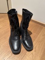 Designer leather modern boots