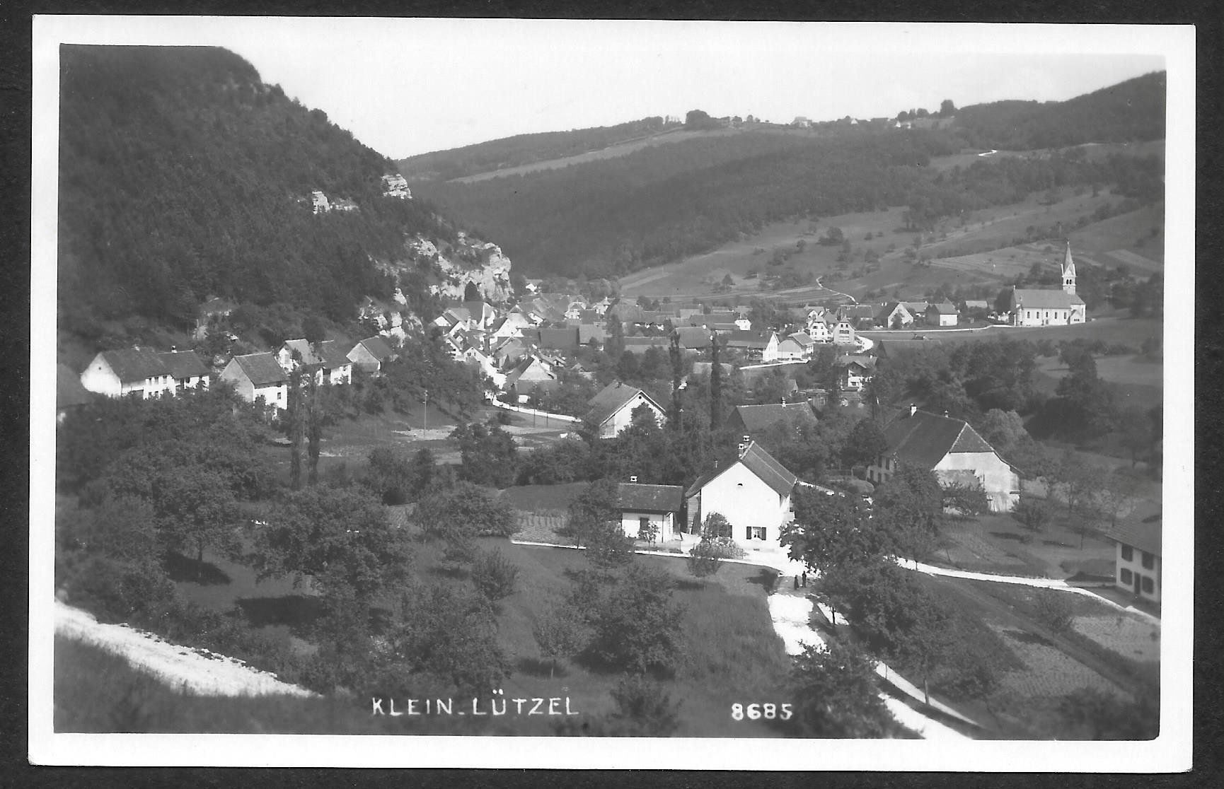 Cartoline postali: Kleinlützel Teilansicht – Usato da Olten venduto da clotaldi