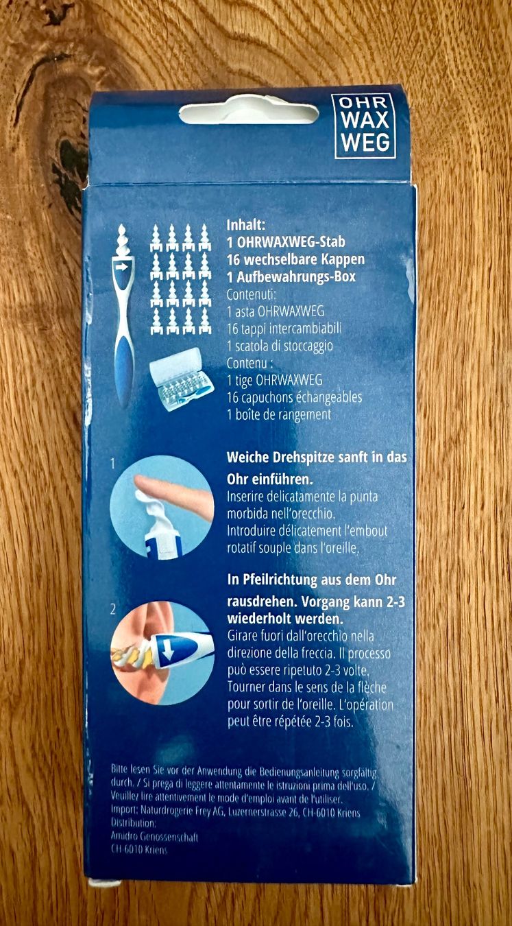 Attrezzature mediche: Ohrreiniger - OHR WAX WEG - Ear Wizard – Nuovo e nell'imballaggio originale da Einsiedeln venduto da UnicornFairy 1