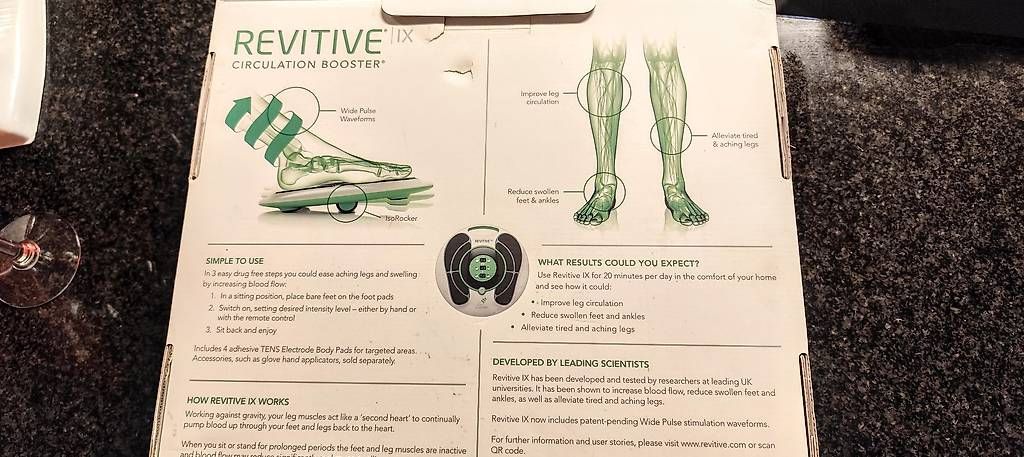 Pedicure: Revitive IX Durchblutungs-Stimulator Komplettset – Usato da Gersau venduto da irenja 3