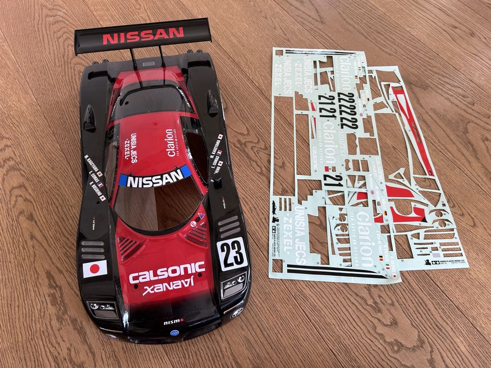 Nissan Karosserie Tamiya TGX 44007 Calsonic Xanavi selten #2 (Gebraucht ...