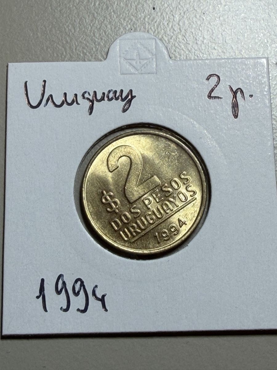 Alle Münzen: Uruguay - 2 pesos - 1994 – Gebraucht aus Payerne von Mike1682