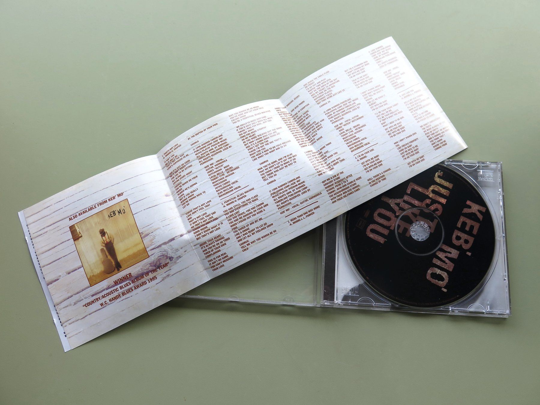 CD: (p) CD KEB MO: Just like you, 1996 – Usato da Bern venduto da Balzamico 2