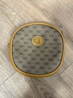 Pochette Gucci monogramme vintage couleur beige marron