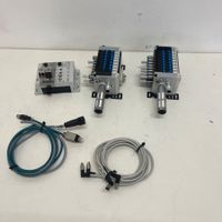 2 Festo Ventilinseln mit Bus-Box und passenden Kabeln