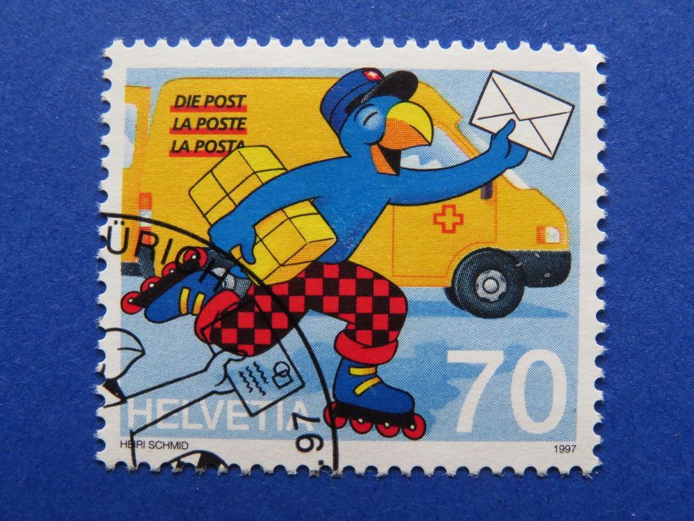 Sonderm. 'Globi Bei Der Post' 1997 - Off.ET-Stempel ZÜRICH | Kaufen Auf ...