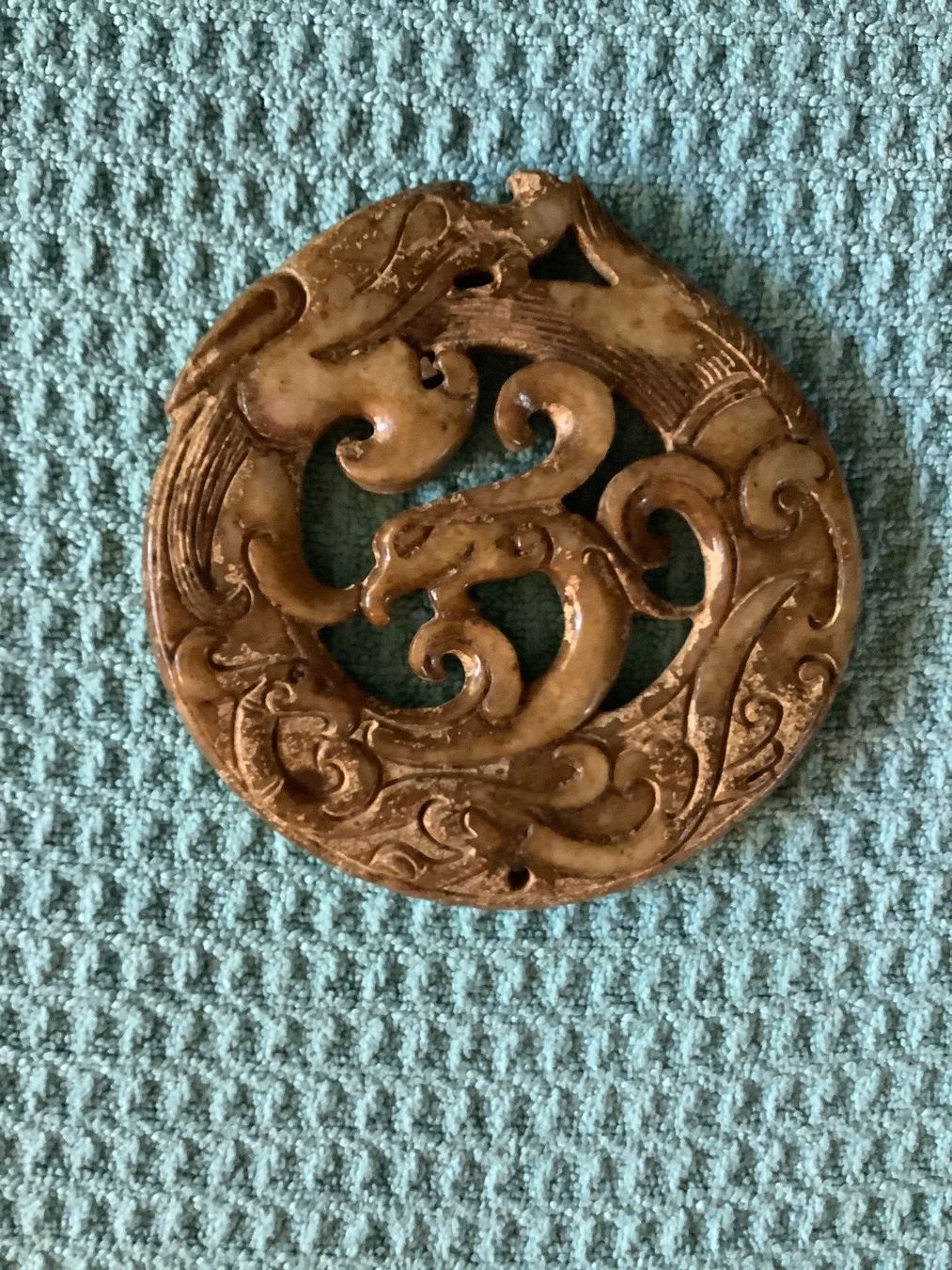 Pendentifs: Altes Jade Amulett – D'occasion à Zürich par Albatros57