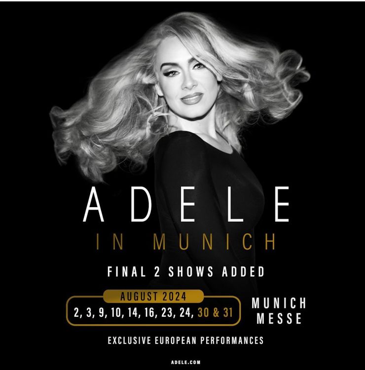 2 x Stehplätze Adele Konzert München SA 31.08.2024 Kaufen auf Ricardo