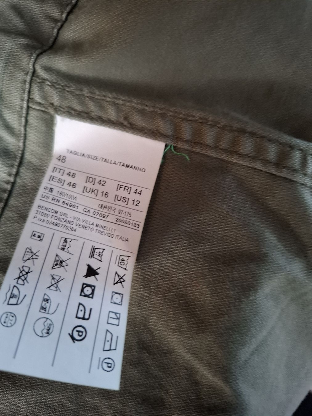 Giacche: veste Benetton – Nuovo (secondo la descrizione) da Grandevent venduto da mik_52f8 4