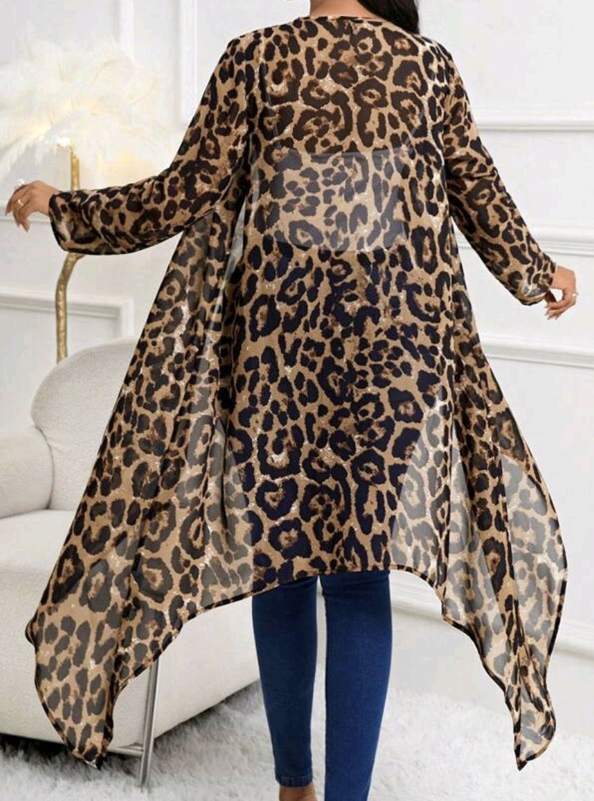 Gilets & Westen: Cardigan long léopard léger, taille M – Neu (gemäss Beschreibung) aus Lausanne von Cassandra11 1