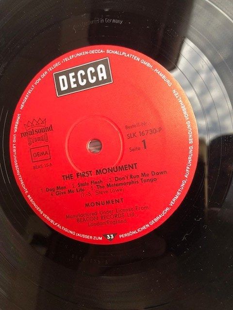 Schallplatten: Monument – Gebraucht aus Aarwangen von Jukebox3 7