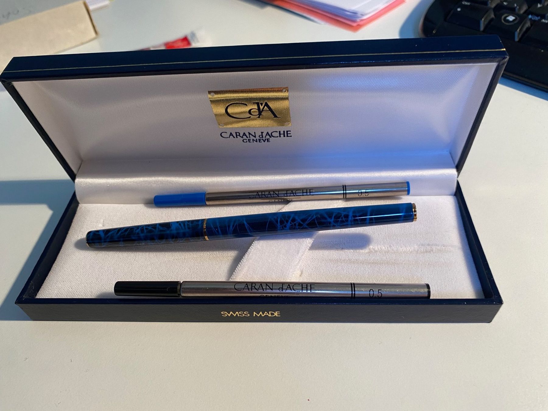 Caran D'Ache Penna & Evidenziatori: Schreiber CARAN d'ACHE "Collection Madison" – Nuovo e nell'imballaggio originale da Emmetten venduto da 2006brunoh 1