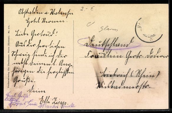 Cartoline postali: AK Obstalden, Ortsansicht – Usato da Berlin venduto da bartko-reher 1