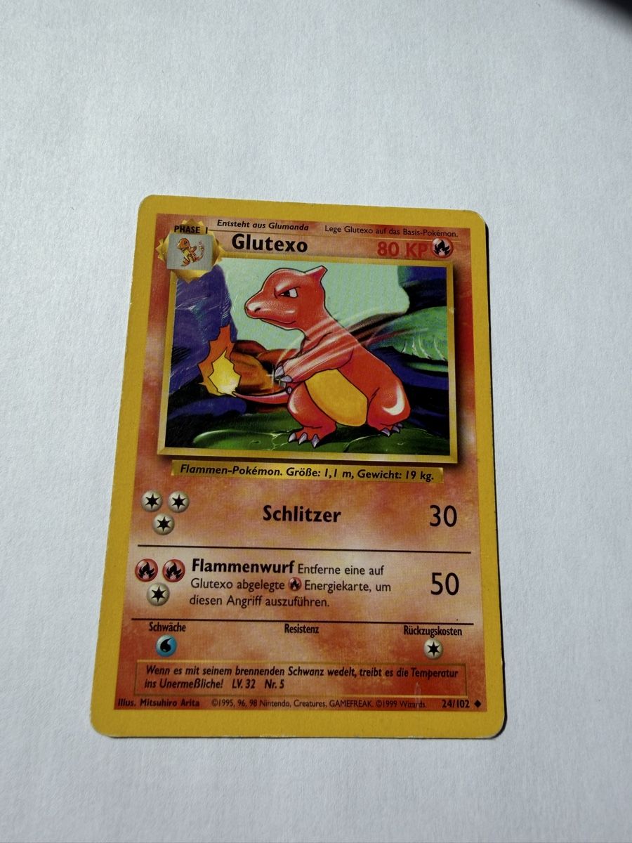 Pokémon Sammelbilder & Trading cards: Pokemonkarte Glutexo Base set – Gebraucht aus Willisau von Neiro77