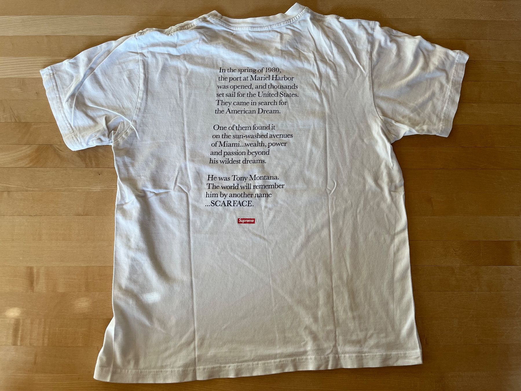 Supreme T-Shirts: Supreme Scarface T-Shirt – Gebraucht aus Reichenbach i. K. von kev_h7ry 2