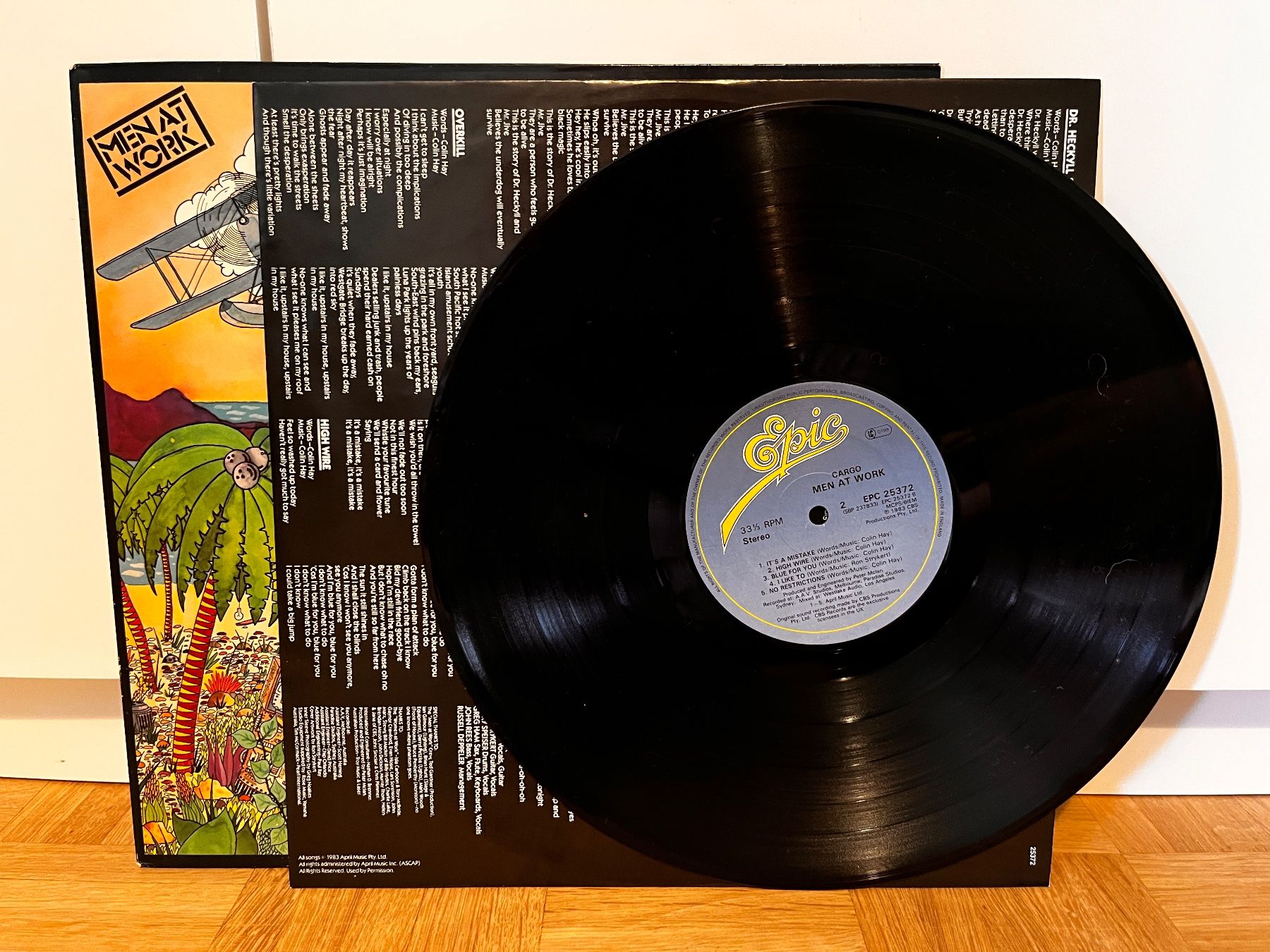 Schallplatten: Men At Work - Cargo - Vinyl LP – Gebraucht aus Arlesheim von Vinylpferd 2