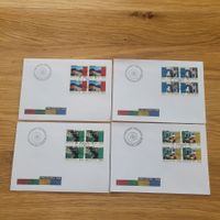 Lot FDC Pro Patria Bloc De 4