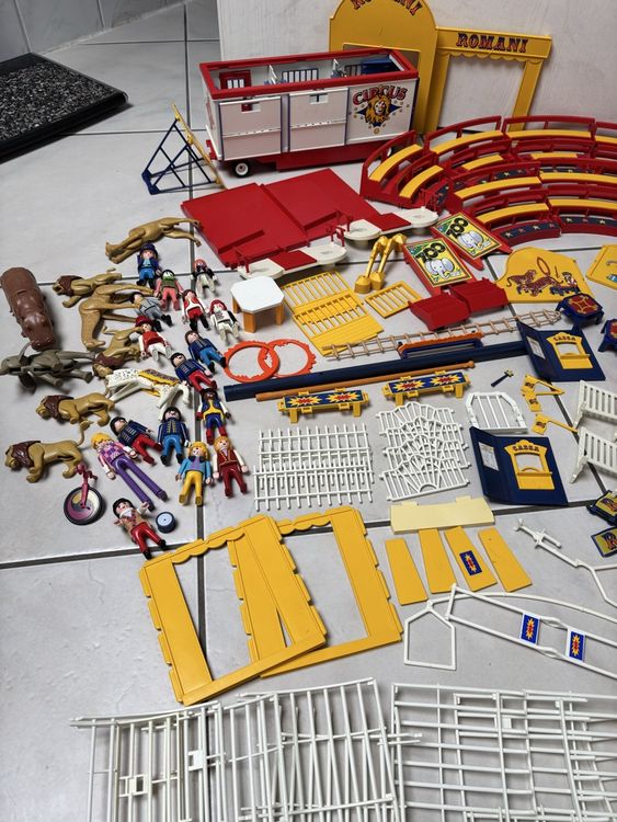 Jeux de construction: Gros lot Playmobil cirque vintage – D'occasion à Bollion par fran12 2