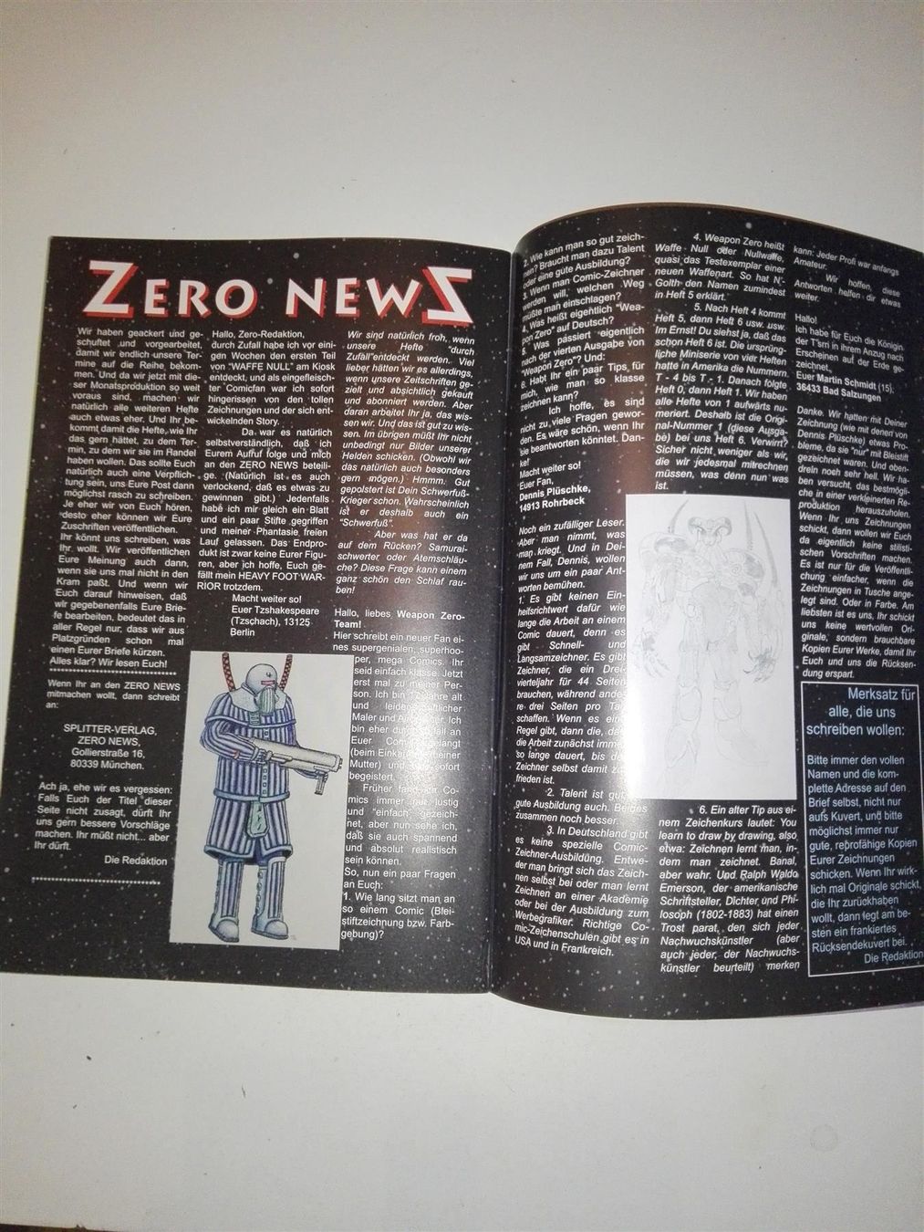 Fumetti: Weapon Zero #1     (Deutsch)                         © '1996 – Usato da St. Gallen venduto da elkapone 5