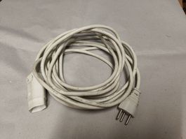 Verlängerungskabel weiss H05VV-F 3G1.0mm² 5m