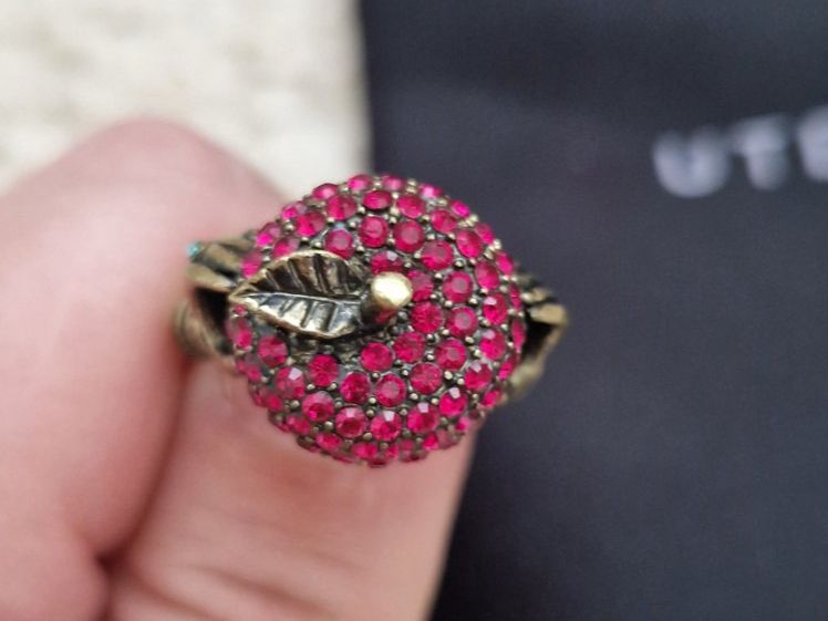 Ringe: Uterque Ring Apfel mit Strass – Gebraucht aus Erlinsbach SO von ULIKH 2