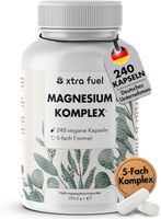 Magnesium Komplex 400 mg – 240 vegane Kapseln