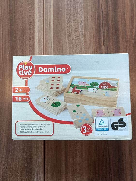 Holzdomino ab 2 Jahren (Gebraucht) in Biberist für CHF 1 – mit