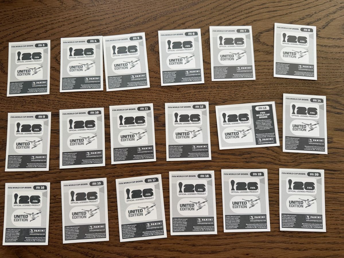 Panini Carte collezionabili: PANINI WM 2026 Bilder IRAN IRN – Nuovo (secondo la descrizione) da Sennhof Winterthur venduto da bibo11 1