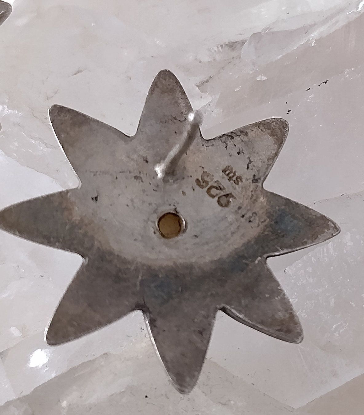 Ohrringe & -stecker: STERN - BLUME OHRRINGE IN 925 SILBER – Gebraucht aus Romanshorn von Glitzer-Paradies 4