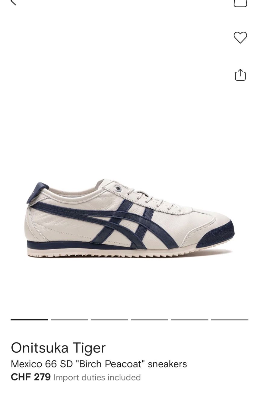 Socken: Onitsuka Tiger Mexico 66 size 38 EU – Gebraucht aus Zürich von Ferienan 1
