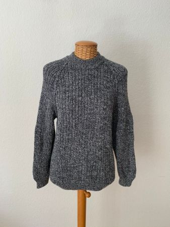 Strickpullover schwarz-weiss S