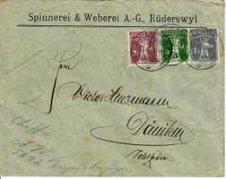 Brief, Rüderswyl - Däniken 1918