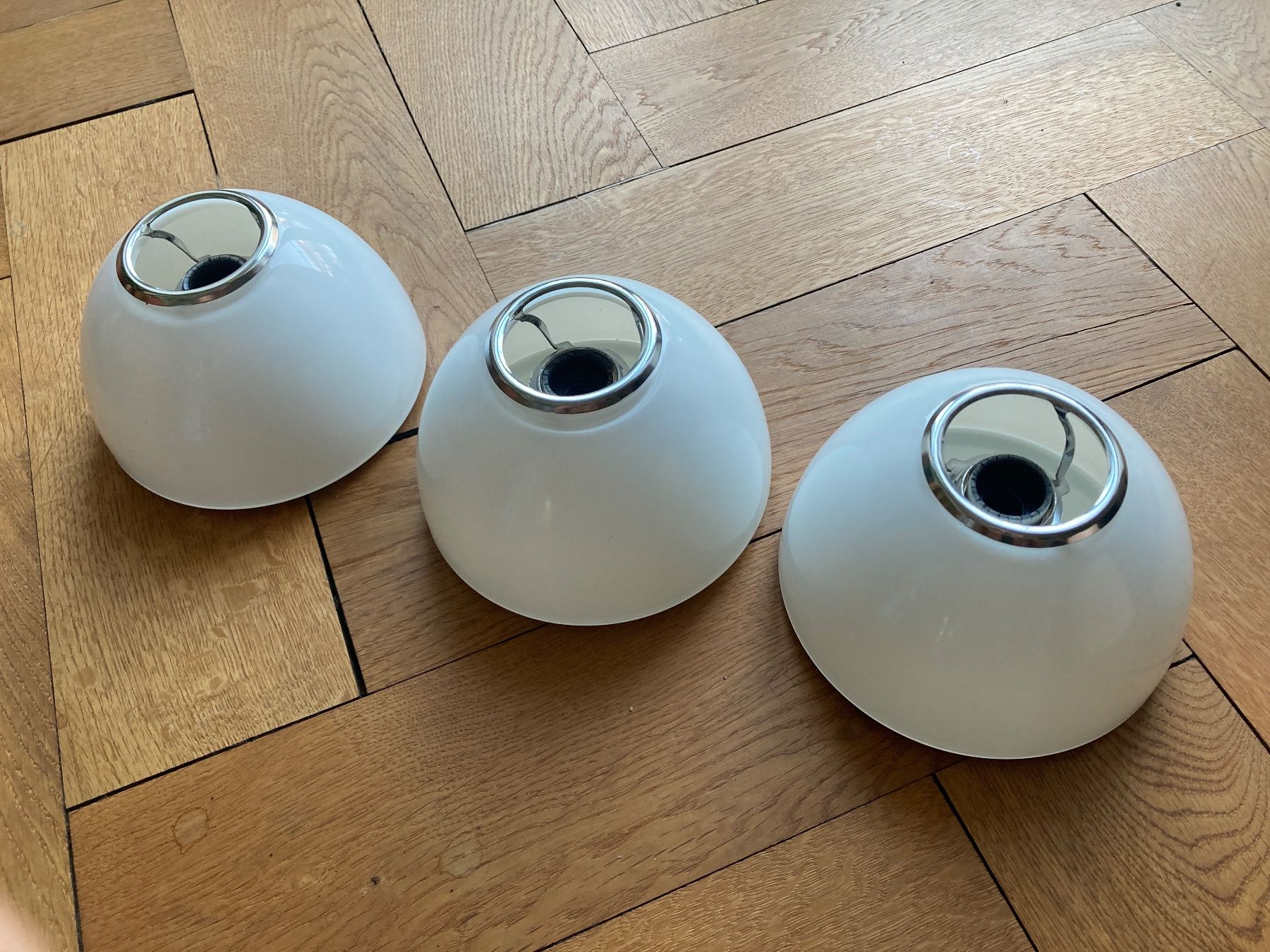 Artemide Lampade: Artemide Tilos Glasleuchten 3er Set, Designklassiker – Usato da Basel venduto da Minim