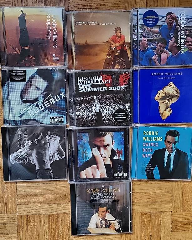 CDs: Robbie Williams CD Sammlung – D'occasion à Duggingen par lot-of-fun