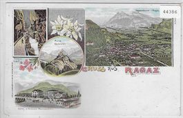 Gruss aus Ragaz - Litho