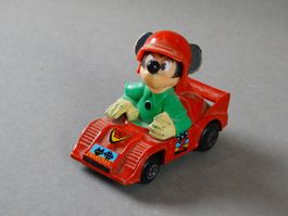 alte mickey figur disney Modellauto car auto Rennwagen