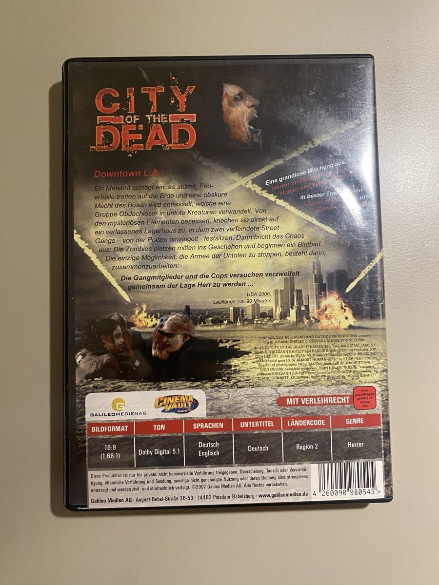 Alle DVDs: City of the Dead DVD – Gebraucht aus Thunstetten von Virus_33 2