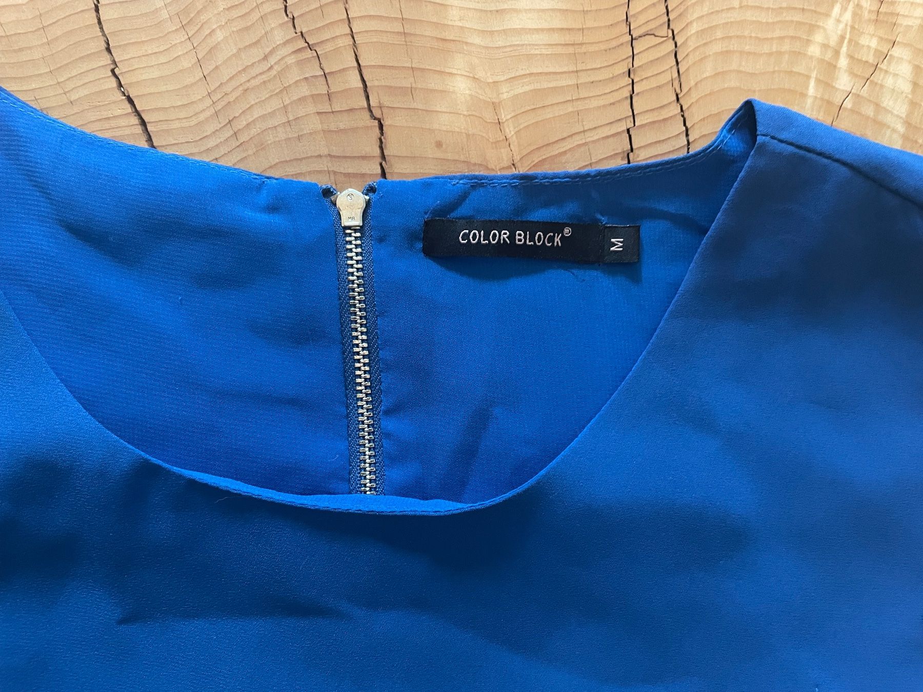 Top: Weite Bluse Blau & Rosa Gr. M / Blouse/top Color Block ample – Nuovo (secondo la descrizione) da Zürich venduto da AnnaSa 2
