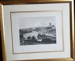 belle litho ancienne, vue de Berne