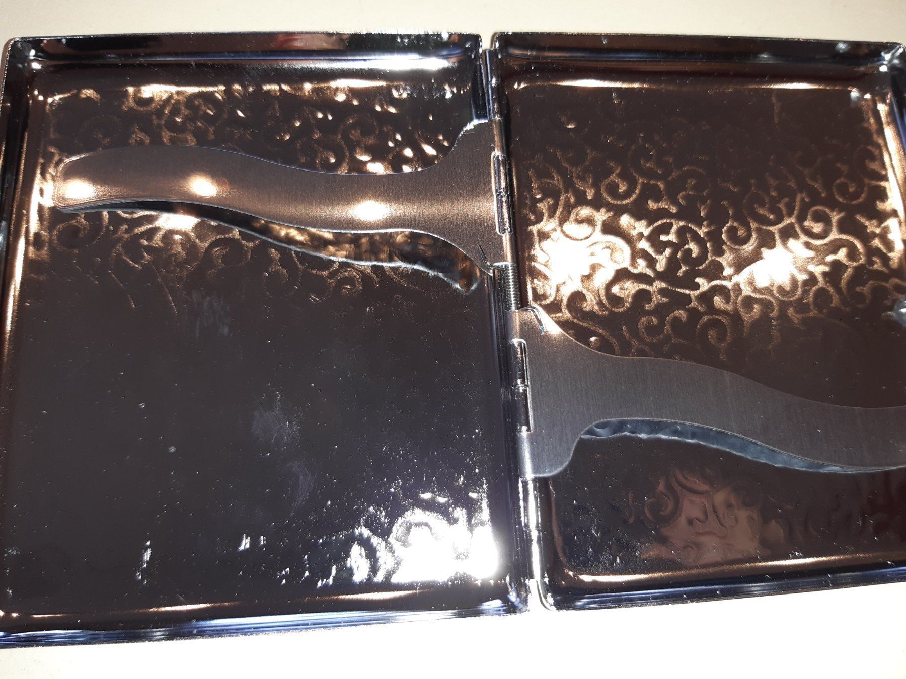 Altri Prodotti per fumatori: Zigaretten etui nicht antik – Nuovo e nell'imballaggio originale da Ibach venduto da chaemilochhobbygarte 3