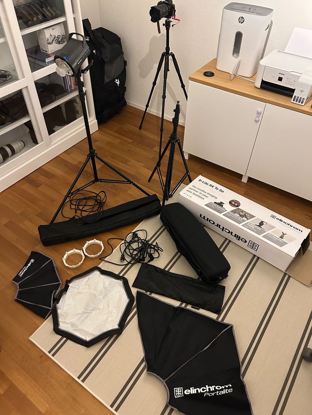 Elinchrom Flash: Elinchrom D-Lite RX 4/4 400W Set + Skyport Plus – Usato da Einsiedeln venduto da henrik.karlsson